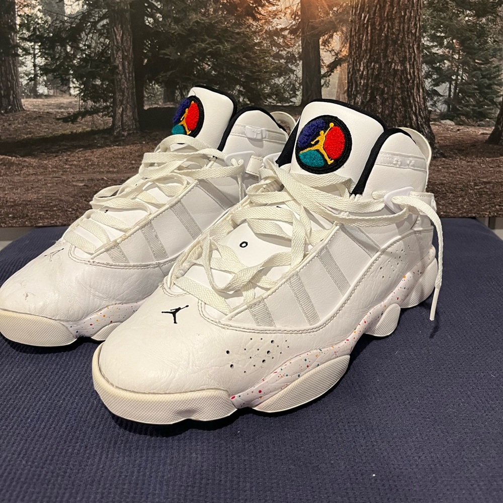 Jordan 6 rings confetti size 10